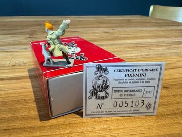 Figurine Pixi 2101 - Tintin imperméable