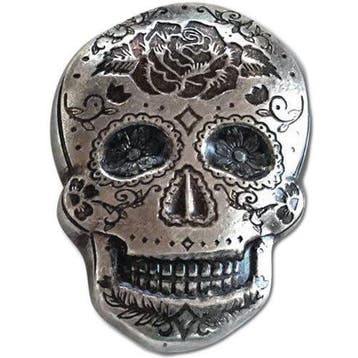 2 Onces troy, Monarch 3D Art Bar Day of the Dead - Rose -