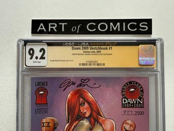Dawn 2009 Sketchbook #1 - Signed by Joseph Michael Linsner -, Nieuw