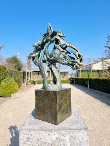 Sculpture, Horse head - 42 cm - Résine, Antiquités & Art