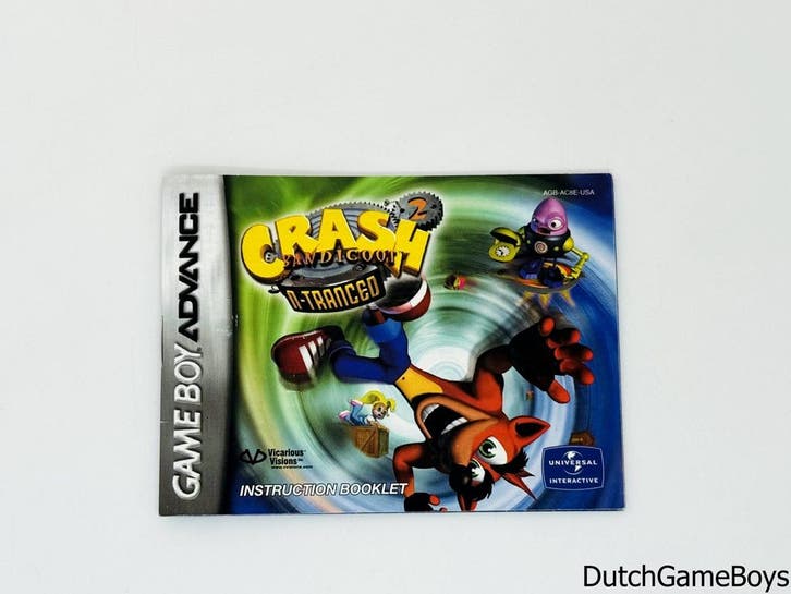 Gameboy Advance / GBA - Crash Bandicoot 2 - N-Tranced - USA, Consoles de jeu & Jeux vidéo, Jeux | Autre, Envoi