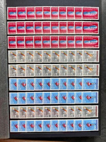 Luxembourg - (59-9) Timbres Luxembourg un collection belle