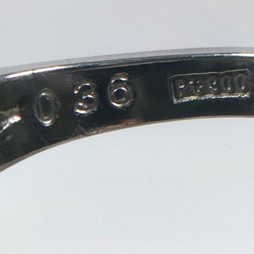 Ring Platina Diamant (Natuurlijk) - Diamant, Nieuw