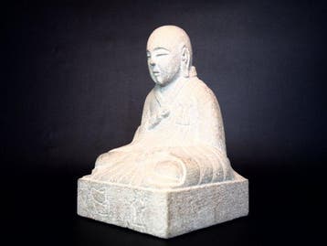 Steen - Kobo Daishi , die de Shikoku-pelgrimsroute