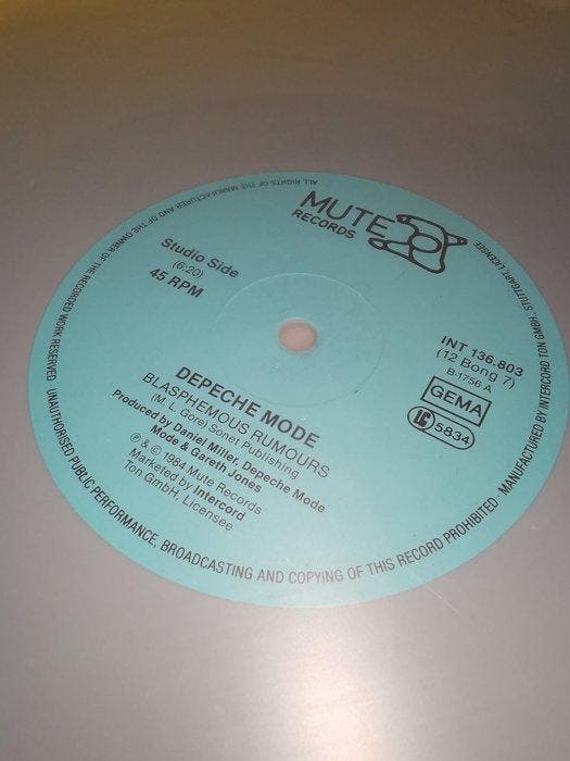 Depeche Mode - Blasphemous Rumours- 1st Germany Pressing -, CD & DVD, Vinyles Singles