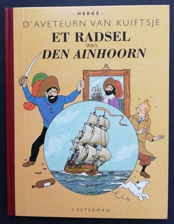 Tintin T7 + 11 + 12 - 3 Albums en dialecte Oostendais - 3x C, Nieuw