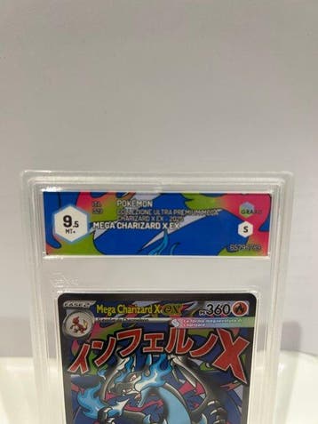 Pokémon - 1 Graded card - Mega Charizard X 023 Illustration