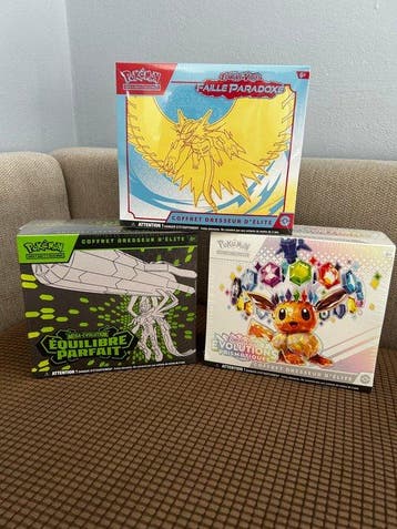 Pokémon - 3 Elite trainer box, Hobby & Loisirs créatifs, Jeux de cartes à collectionner | Pokémon