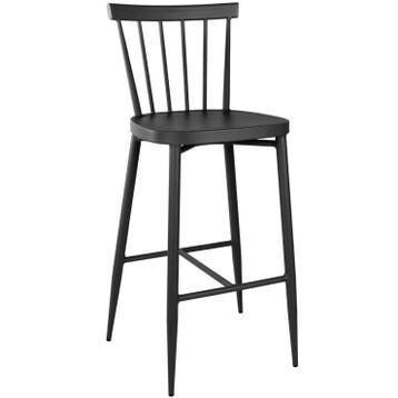 Barkrukken | WINDSOR | Aluminium | Zwart | In-/Outdoor | 2, Verzenden, Nieuw in verpakking