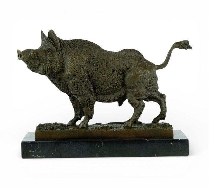 Julius Heinrich Haehnel (1823-1909) - after - Sculpture,, Antiek en Kunst, Curiosa en Brocante