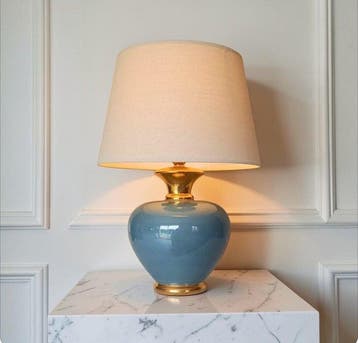 Le Dauphin - Lamp - Gesigneerd en vervaardigd in Frankrijk., Antiquités & Art