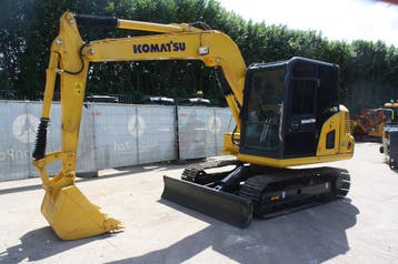 Veiling: Rupsgraafmachine Komatsu PC70-8 Diesel 51kW 2016, Ophalen