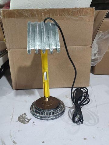 Tafellamp - Messing - Graafmachine bureaulamp