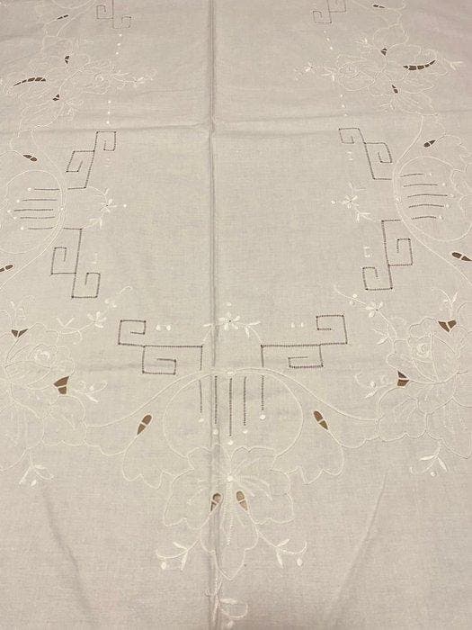 Tafelkleed - 247 cm - 152 cm - tafelkleed, Antiquités & Art, Tapis & Textile