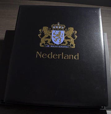 Accessoires Nederland - Een leeg luxe DAVO album met, Postzegels en Munten, Gestempeld