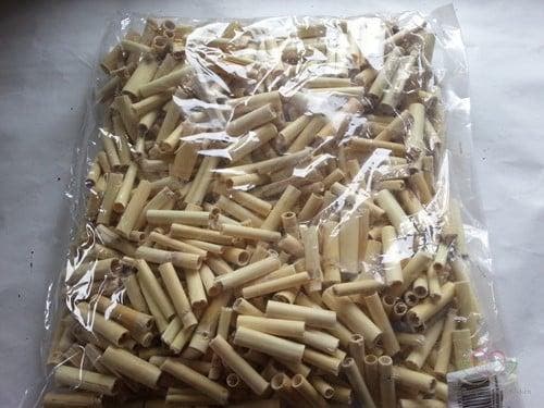 Canna Stem Bleached ca. 5 cm 500 gram, Maison & Meubles, Accessoires pour la Maison | Plantes & Fleurs artificielles