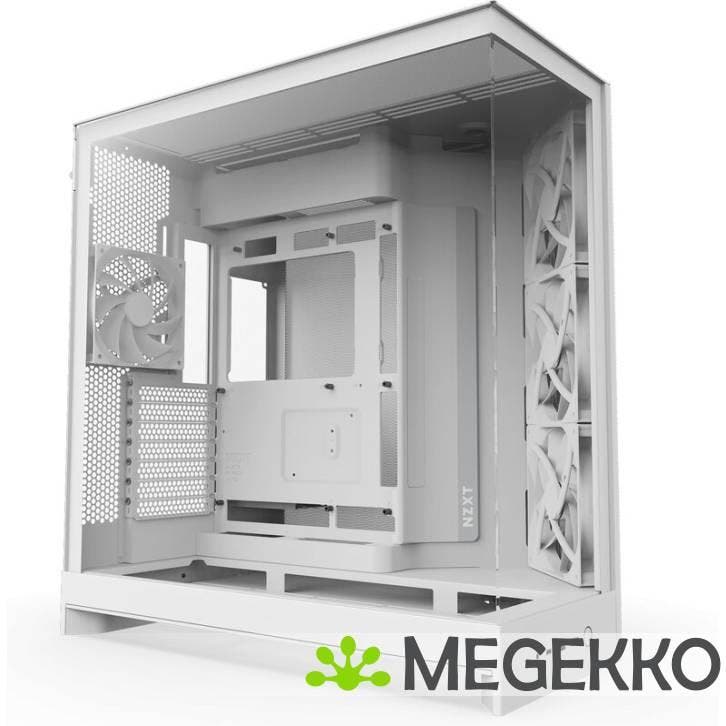 NZXT H9 Flow White 2025, Computers en Software, Computerbehuizingen, Nieuw, Verzenden