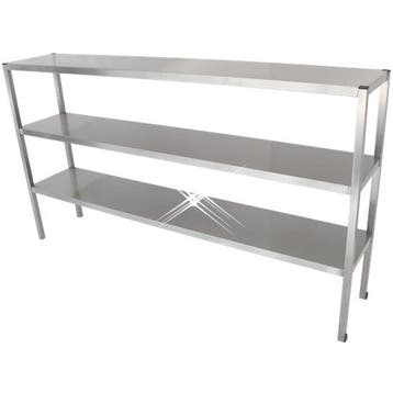 Rvs etagère 3 hoog 1100x250x900 mm, Verzenden, Nieuw in verpakking