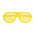 Fluo Verkleed Bril Geel - Neon Kinderen - Party Carnaval, Verzenden, Nieuw