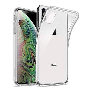 iPhone XS Max Transparant TPU Hoesje + Screen Protector, Verzenden