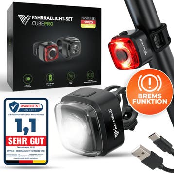2dekans | Mivelo - LED Fietsverlichtingsset  Cube Pro, Fietsen en Brommers, Ophalen of Verzenden, Nieuw