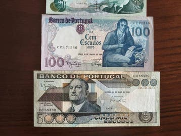 Portugal. - 5 Banknotes - Various Dates (Zonder