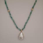 Sans prix de réserve - Pendentif - 18 carats Or jaune Perle