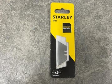 Veiling - 20x Stanley reservemesje 50mm 5-pack 1991, Bricolage & Construction