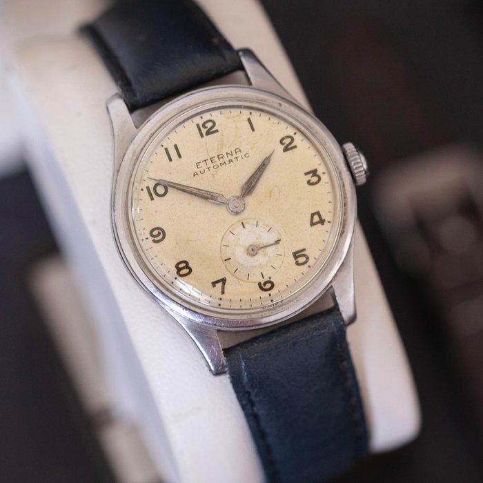 Eterna - Tre-Tacche Automatic Bumper Cal. 835 (first, Handtassen en Accessoires, Horloges | Heren