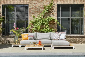 Suns Evora chaise lounge soft grey |, Nieuw
