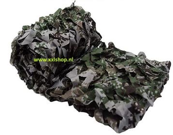 Camouflage net woodland leger groen schaduwdoek camo *3x4* D, Collections, Verzenden