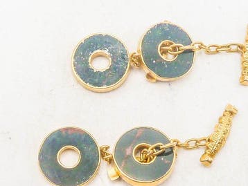 Boutons de manchette - 18 carats Or jaune