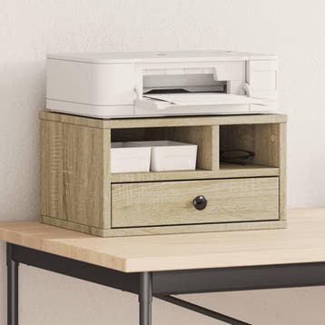 vidaXL Printerkastje 40x32x22,5 cm bewerkt hout sonoma, Verzenden