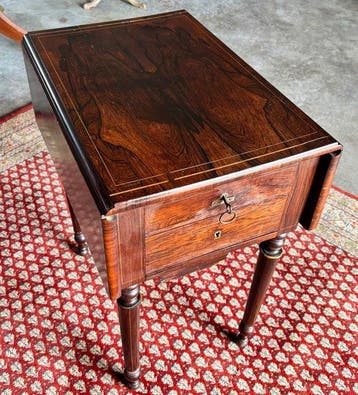 Tafel - Palissander - Koffietafel met latten