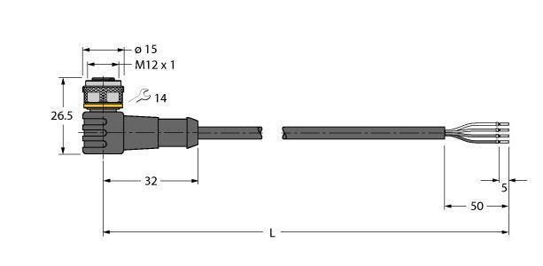 Turck Escha Ronde (Industriele) Stekker - 6625027, Doe-het-zelf en Bouw, Elektriciteit en Kabels, Verzenden