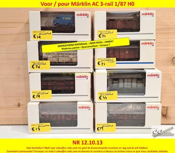 Märklin matériel échelle H0 1/87 locomotives, wagons, rails, Ophalen of Verzenden