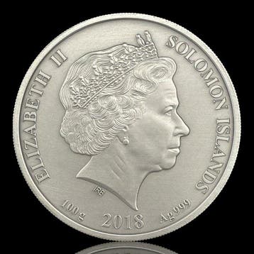 Salomonseilanden. .999 silver 100 grams - 10 Dollars -