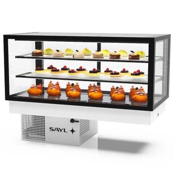 Drop-In Koelvitrine | INTEGRA | Zwart | +2°C/+6°C |, Verzenden, Nieuw in verpakking