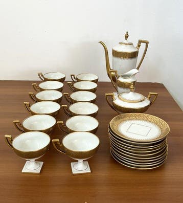 Limoges - Koffieservies (26) - Porselein
