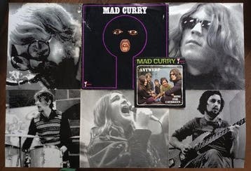 Mad Curry, including giant poster - plus their only single, Nieuw in verpakking