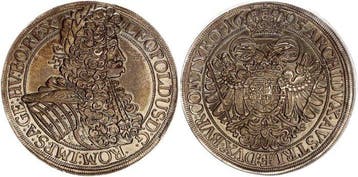 Oostenrijk, Wenen. Leopold I. 1657-1705. Reichstaler 1695