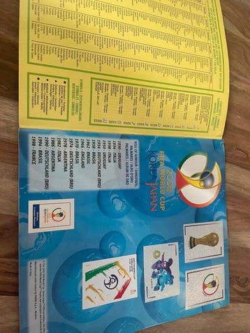 2002 Panini World Cup Stickers Ronaldo Édition originale