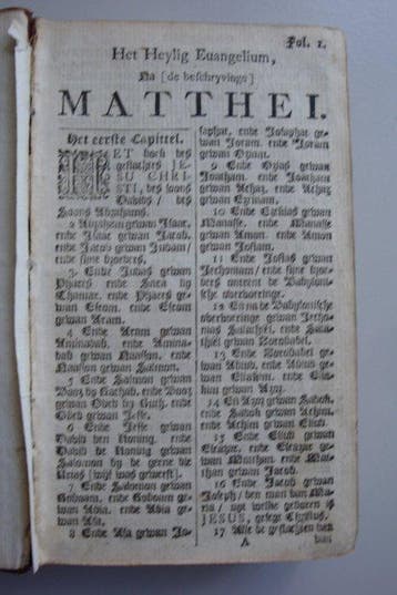 Biblia met Psalmen en Catechismus (1792) & Het Nieuwe