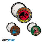 Jurassic Park Logo T-Rex Badge Pack (3x), Ophalen of Verzenden