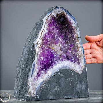 Natuurlijke amethist-agaat kathedraal uit Uruguay van de