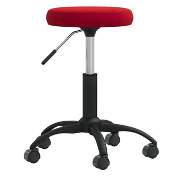 vidaXL Massagekruk fluweel wijnrood, Verzenden, Nieuw