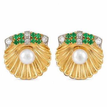 Broche - 14 karaat Geel goud, EXCLUSIEF Vintage 14K geelgoud