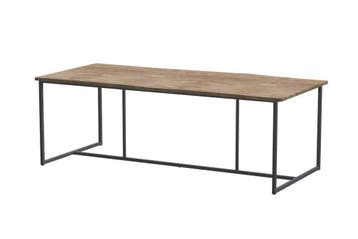 4 Seasons Outdoor Quatro tafel antraciet met Robusto teak, Nieuw