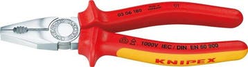 Pince combinée Knipex 180 mm Testée VDE jusquà 1000V, Bricolage & Construction, Outillage | Outillage à main, Verzenden