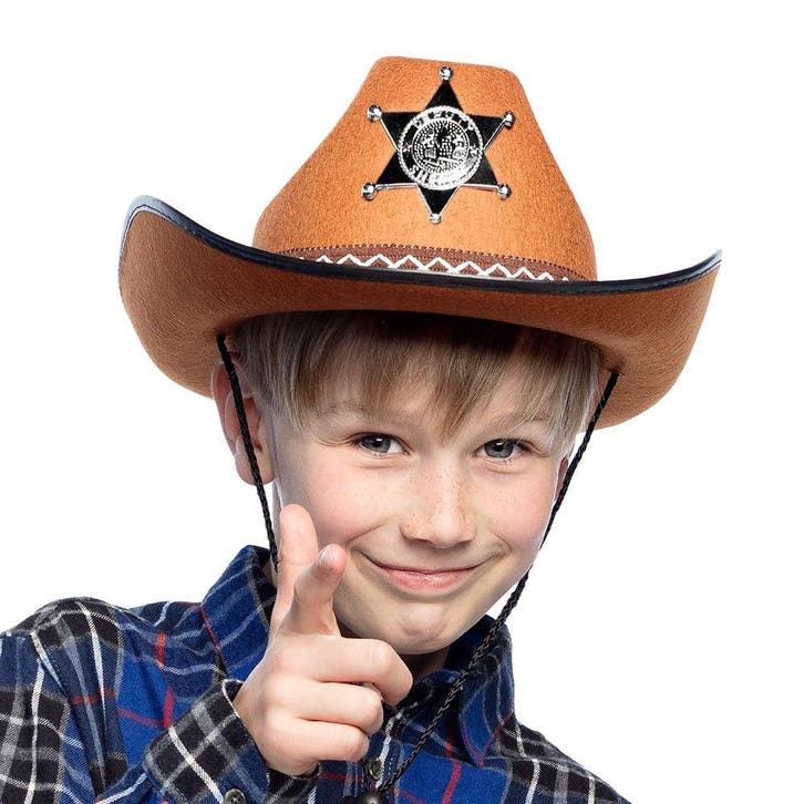 Cowboyhoed Sheriff Kind, Hobby & Loisirs créatifs, Articles de fête, Envoi